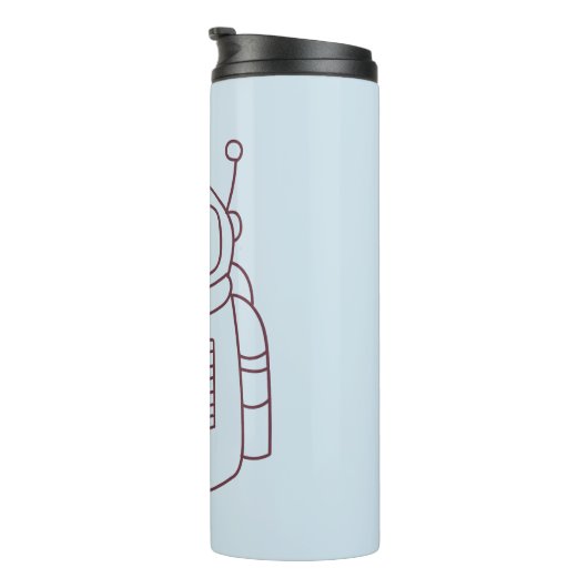 Spacesuit Doodle Thermosbeker (Geroteerd rechts)