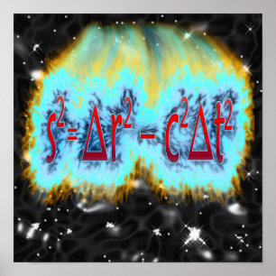 Spacetime Interval Poster