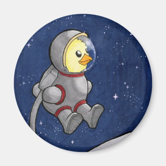 Spacewalk Chickie magneet (Voorkant)