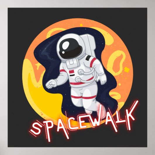 SPACEWALK - SPACE ASTRONAUT POSTER (Voorkant)