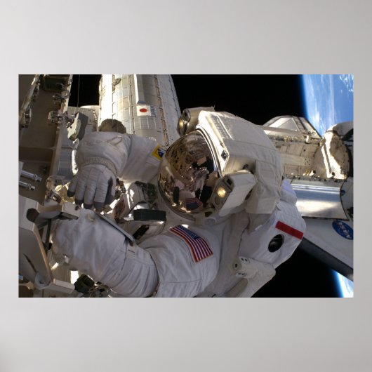 Spacewalk (STS-119) Poster (Voorkant)