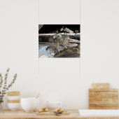 Spacewalk (STS-122) Poster (Keuken)