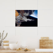 Spacewalk (STS-123) Poster (Keuken)
