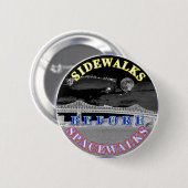 SpaceWalks Ronde Button 5,7 Cm (Voorkant /achterkant)