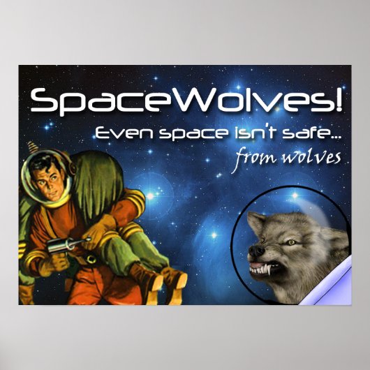 SpaceWolves: Het Poster (Voorkant)