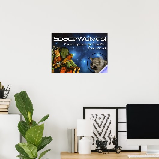 SpaceWolves: Het Poster (Thuiskantoor)