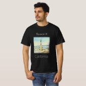 SpaceX Launch, Vandenberg, Californië T-shirt (Voorkant volledig)