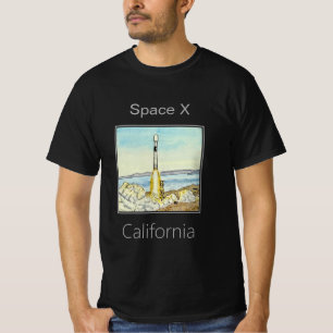 SpaceX Launch, Vandenberg, Californië T-shirt