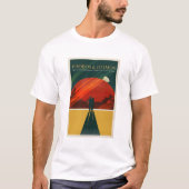 SpaceX Mars Phobos en Deimos Tourism Poster T-shirt (Voorkant)