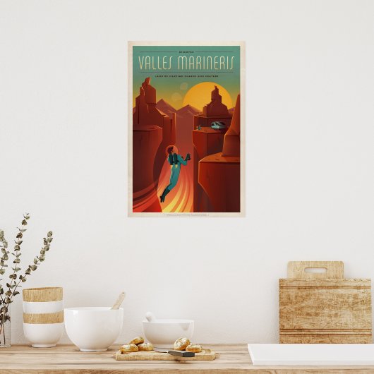 SpaceX Mars tourism poster / VM (Keuken)