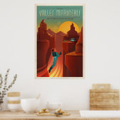 SpaceX Mars Valles Marineris Tourism Poster (Keuken)