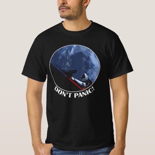 Spacex starman klassieker t-shirt (Voorkant)