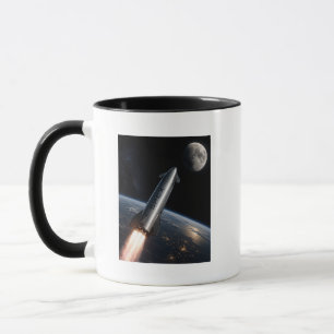 SpaceX Starship-lancering   Herbruikbare raket Mok
