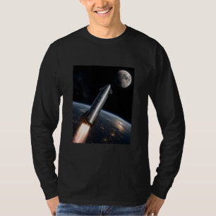 SpaceX Starship-lancering Herbruikbare raket T-shirt