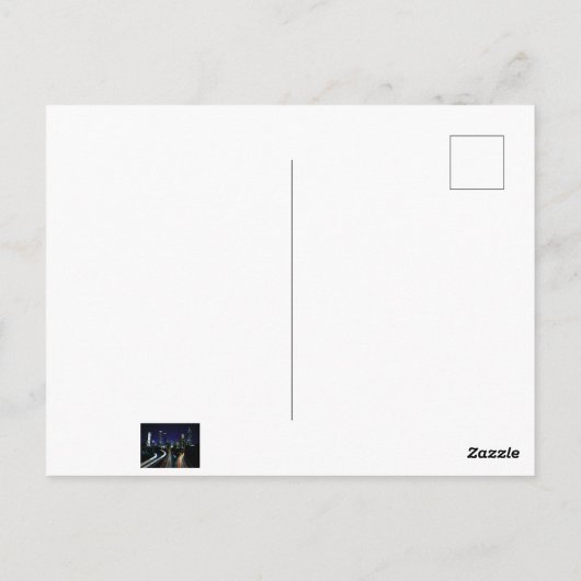 Spacey Atlanta Briefkaart (Achterkant)