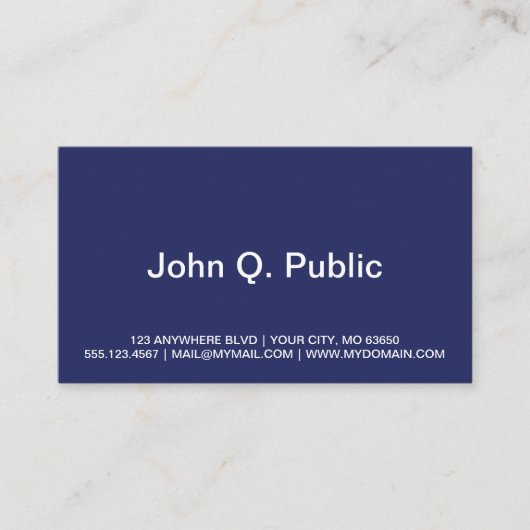 Spacey Atlanta Visitekaartje (Voorkant)