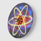 Spacey Atomic Grote Klok (Hoek)