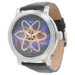 Spacey Atomic Horloge