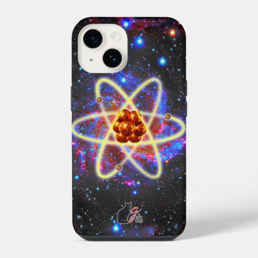 Spacey Atomic iPhone Hoesje (Achterkant)