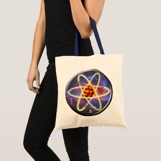 Spacey Atomic Tote Bag (Voorkant (product))