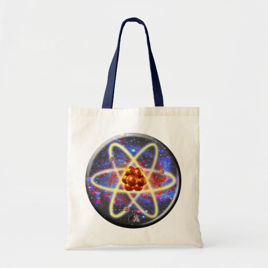 Spacey Atomic Tote Bag (Voorkant)