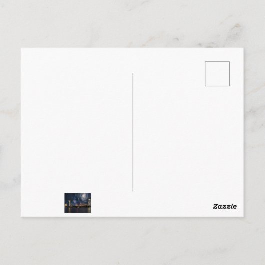 Spacey Boston Briefkaart (Achterkant)