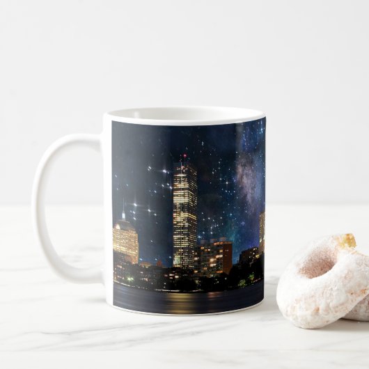 Spacey Boston Koffiemok (Met donut)