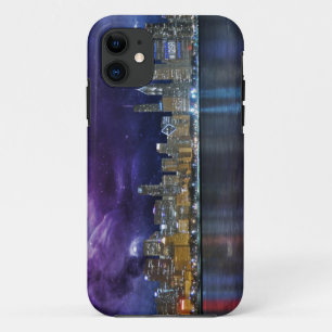 Spacey Chicago Skyline iPhone 11 Hoesje