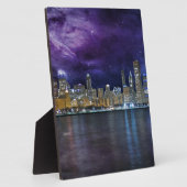 Spacey Chicago Skyline Fotoplaat (Zijkant)