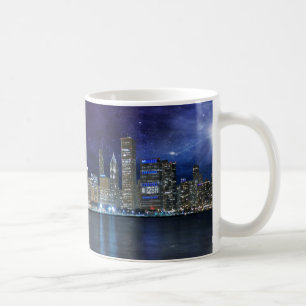 Spacey Chicago Skyline Koffiemok