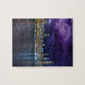 Spacey Chicago Skyline Legpuzzel (Horizontaal)