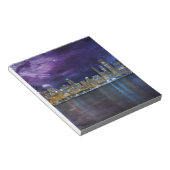 Spacey Chicago Skyline Notitieblok (Schuin)