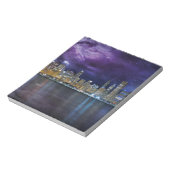 Spacey Chicago Skyline Notitieblok (Linkerzijde)