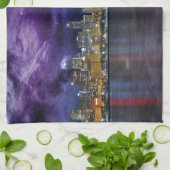 Spacey Chicago Skyline Theedoek (Gevouwen)