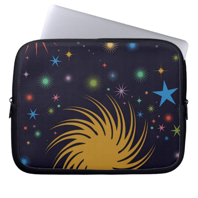 Spacey-laptophoezen Laptop Sleeve (Voorkant)