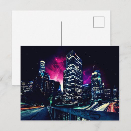 Spacey Los Angeles Briefkaart (Voorkant / Achterkant)