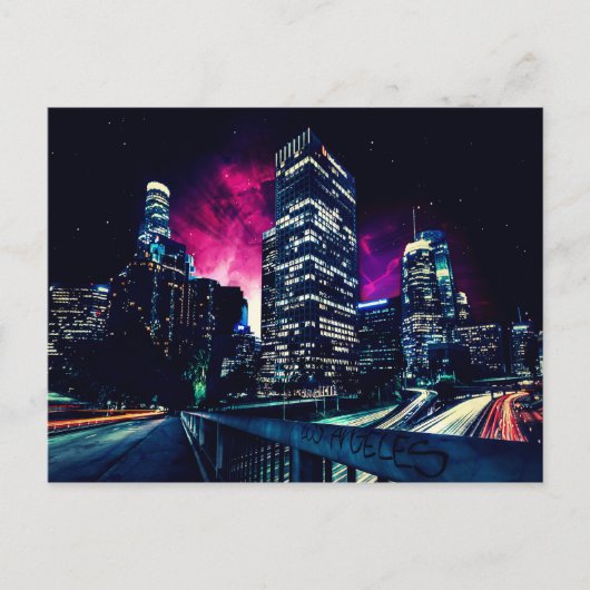 Spacey Los Angeles Briefkaart (Voorkant)