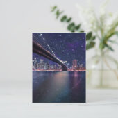 Spacey Manhattan Skyline Briefkaart (Staand voorkant)