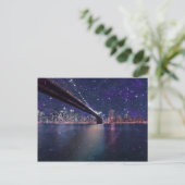 Spacey Manhattan Skyline Briefkaart (Staand voorkant)