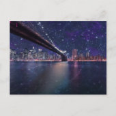 Spacey Manhattan Skyline Briefkaart (Voorkant)