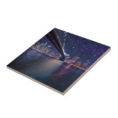 Spacey Manhattan Skyline Tegeltje (Zijkant)
