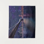 Spacey Manhattan Skyline Wandkleed (Voorkant)