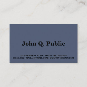 Spacey Manhattan Visitekaartje