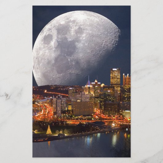Spacey Pittsburgh Briefpapier (Voorkant)