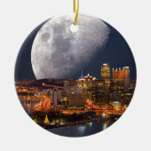 Spacey Pittsburgh Keramisch Ornament (Voorkant)