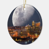 Spacey Pittsburgh Keramisch Ornament (Links)