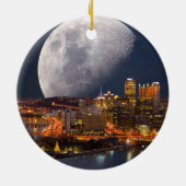 Spacey Pittsburgh Keramisch Ornament (Achterkant)