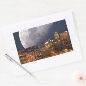 Spacey Pittsburgh Rechthoekige Sticker (Envelop)