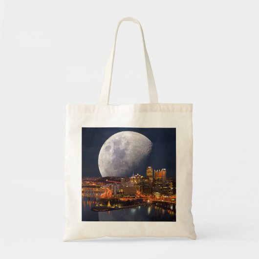 Spacey Pittsburgh Tote Bag (Voorkant)