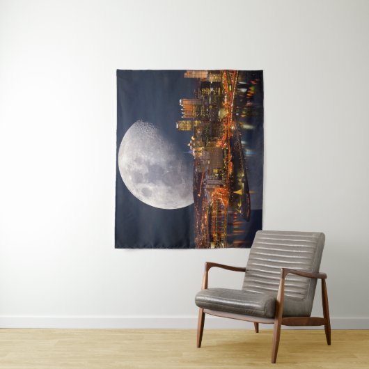 Spacey Pittsburgh Wandkleed (In situ)